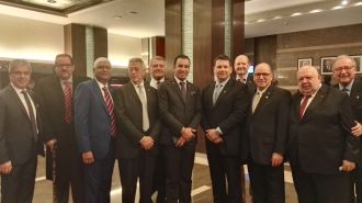 Dr. Marko Smole s predstavnik konzularnih zborov Saudove Arabije, Maroka, Turčije, Tunizije, Bangladeša in Cipra.