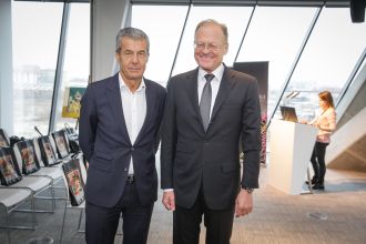 Stojan Petrič in Janez Škrabec